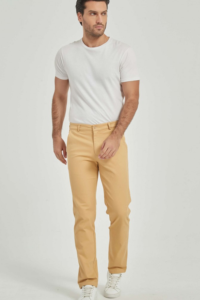 Pantalon chino - Beige