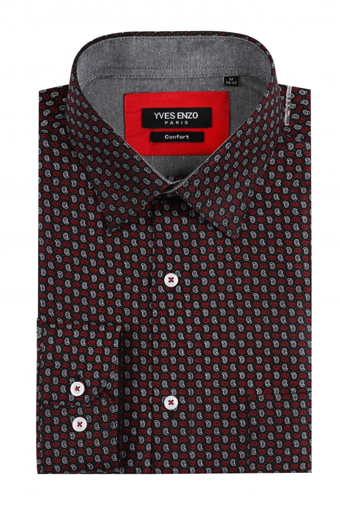 Chemise à motifs PAISLEY en coupe confort