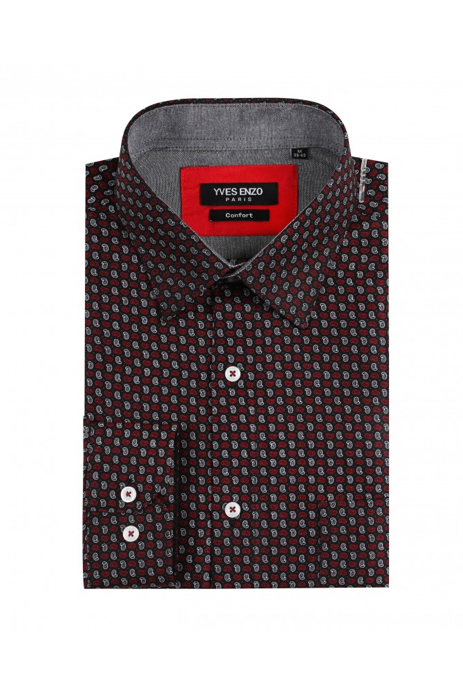 Chemise à motifs PAISLEY en coupe confort